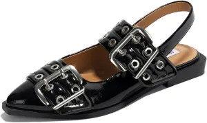 Project Cloud Womens Flats - Memory Foam Flats Shoes for Women Footwear Non-Slip Rubber Sole Womens Sandals - Perfect Sandals for Women 2025 (Katharyn)