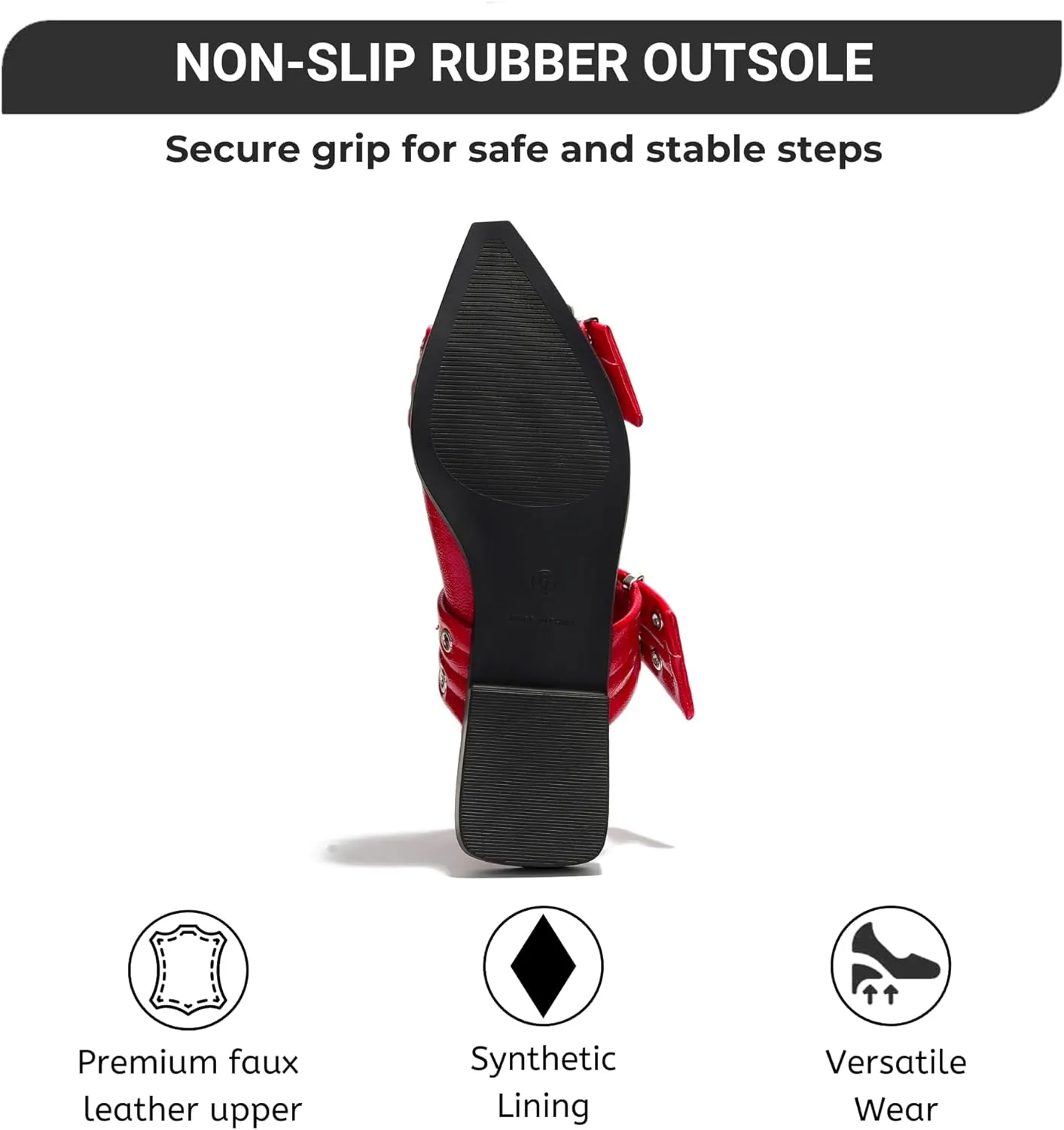 Project Cloud Womens Flats - Memory Foam Flats Shoes for Women Footwear Non-Slip Rubber Sole Womens Sandals - Perfect Sandals for Women 2025 (Katharyn)