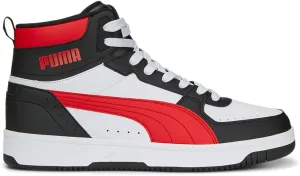 PUMA Mens Rebound Joy Wide High Sneakers Shoes - White - Size 12 M