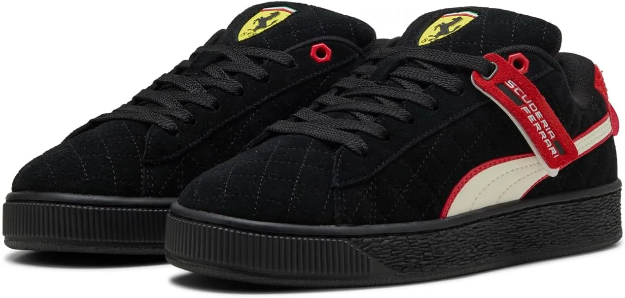 PUMA Men's Scuderia Ferrari Suede XL Hero Sneakers