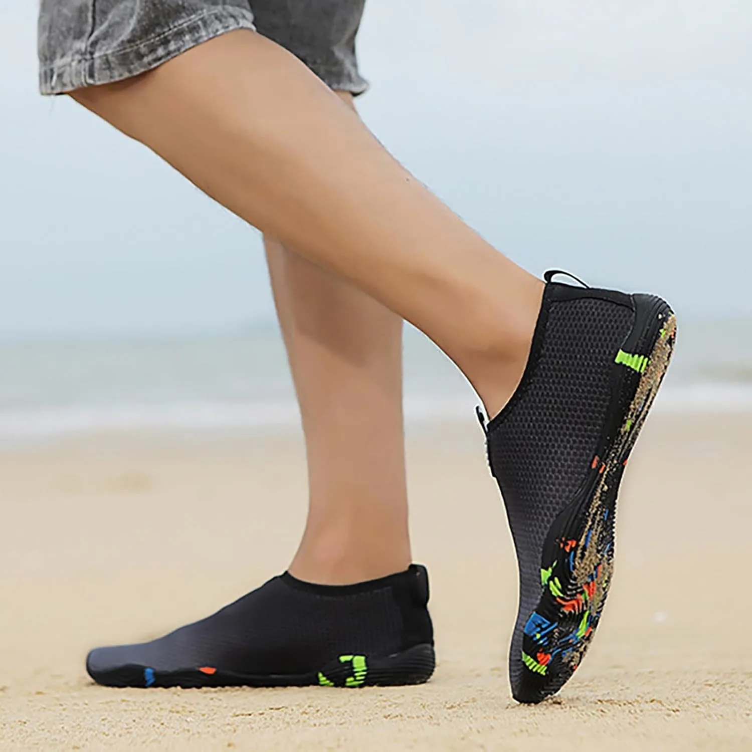 Quick Dry Aqua Socks Water Shoes for Men Women Barefoot Swim Beach Pool Surf Kayaking Hiking Diving Yoga Sports Lightweight Breathable