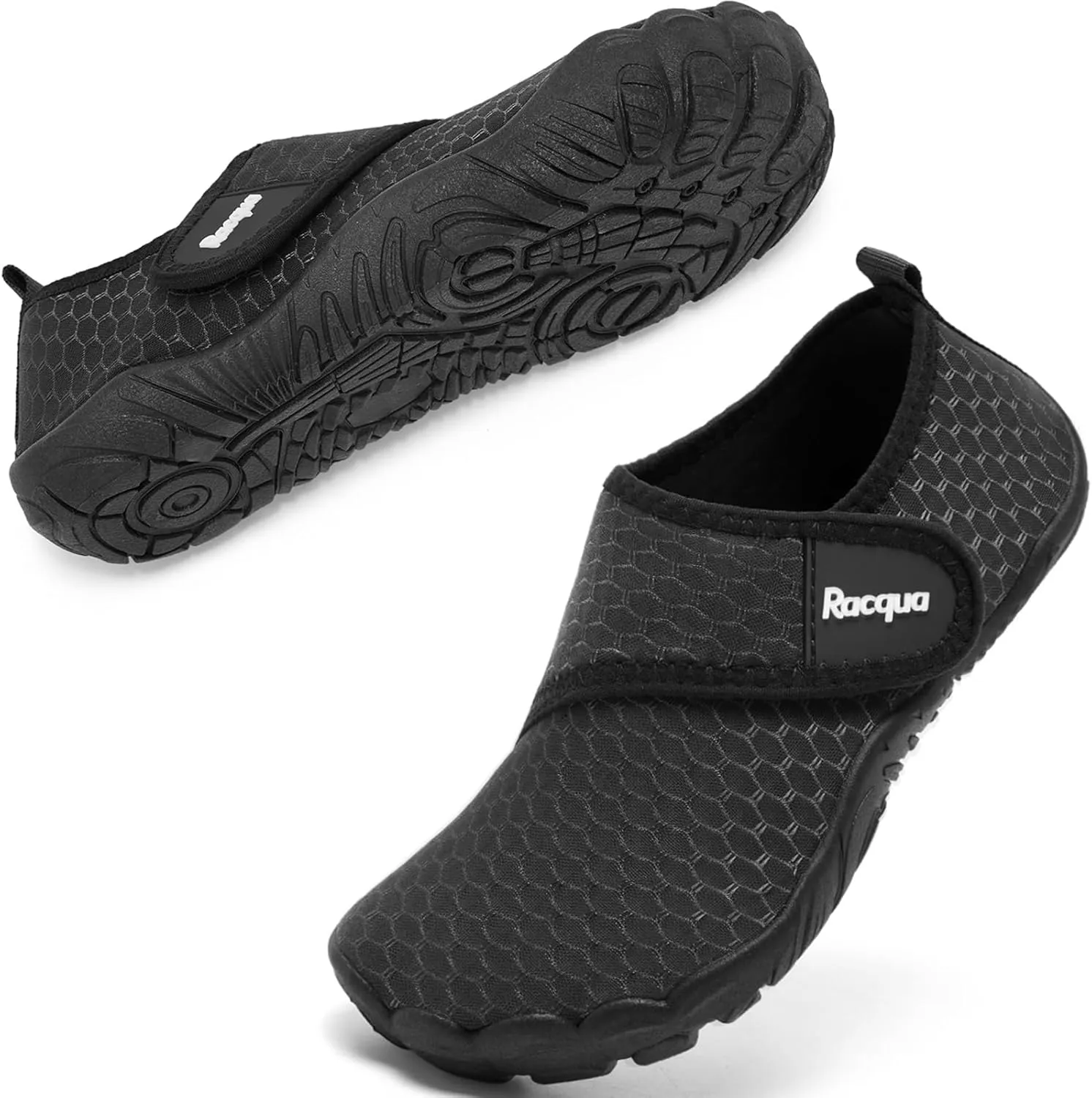 Racqua Boys Kids Water Shoes Girls Non-Slip Swim Beach Sports Pool Breathable Shoes Quick Dry Lightweight Outdoor Aqua Shoes(Little Kid/Big Kid)