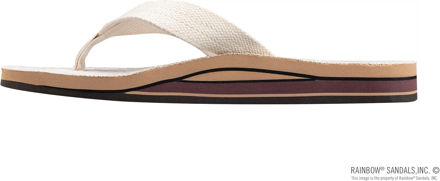 Rainbow Sandals Men's Double Layer Arch Hemp
