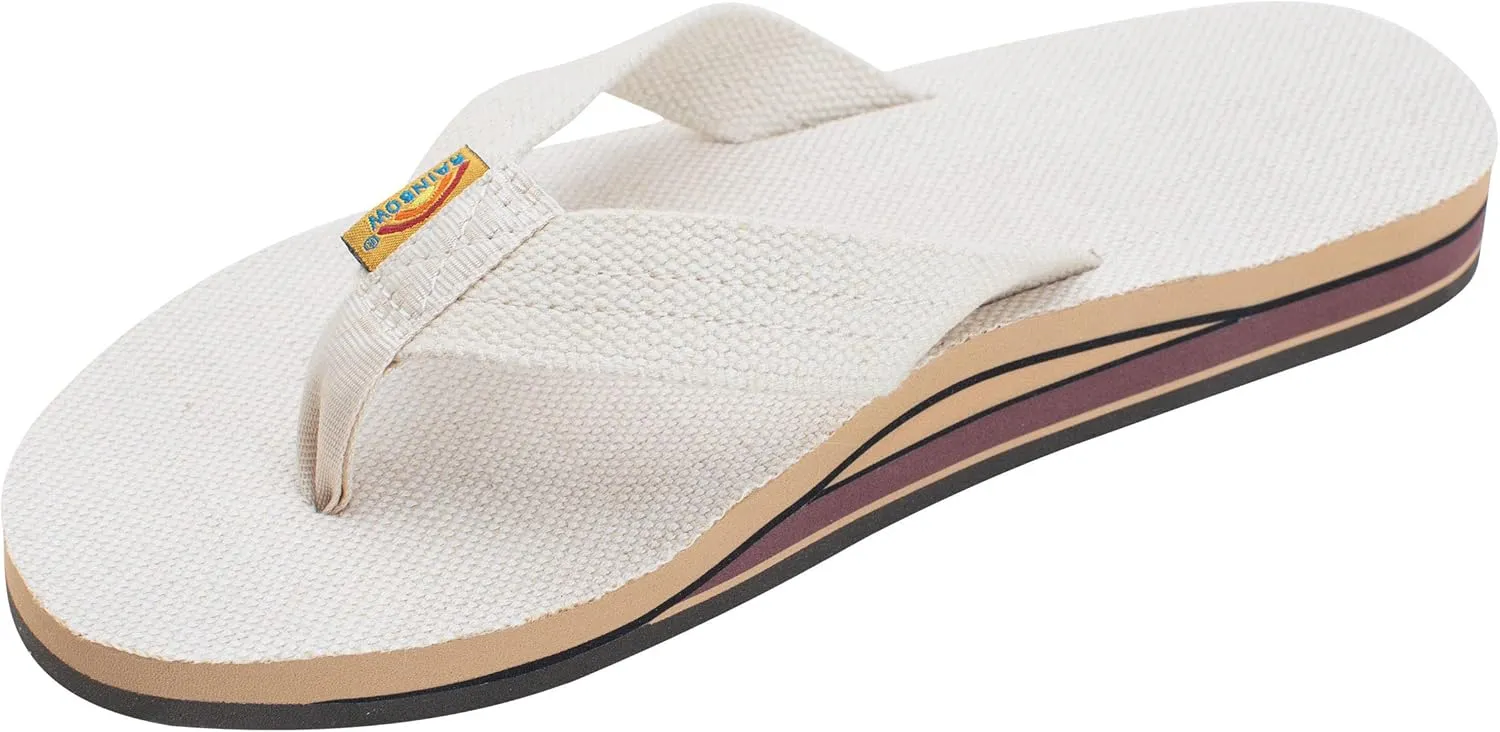 Rainbow Sandals Men's Double Layer Arch Hemp