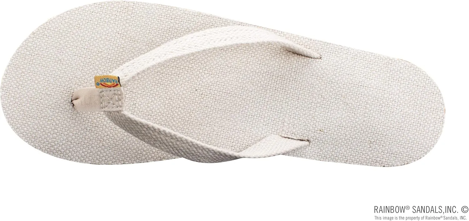 Rainbow Sandals Women's Single Layer Hemp w/Narrow Strap