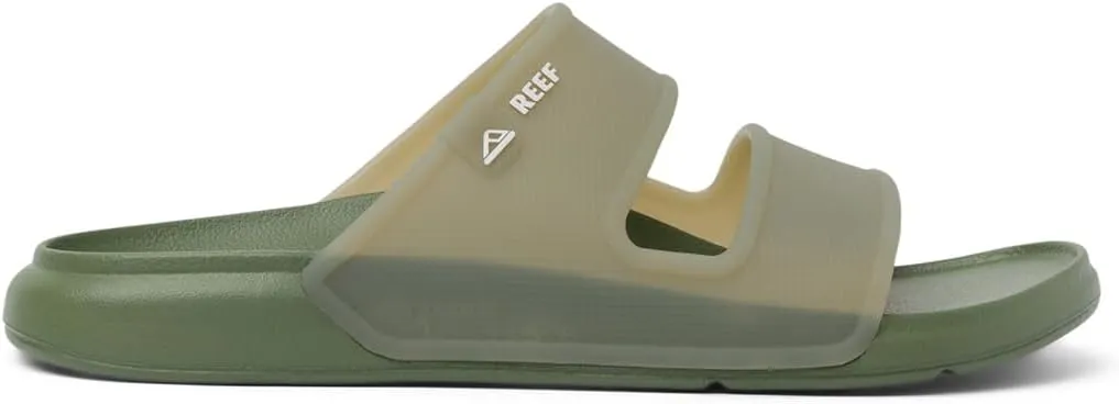 REEF Oasis Double Up Men's Waterproof Slide Sandal, Soft and Supportive Molded Footbed