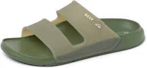 REEF Oasis Double Up Men's Waterproof Slide Sandal, Soft and Supportive Molded Footbed