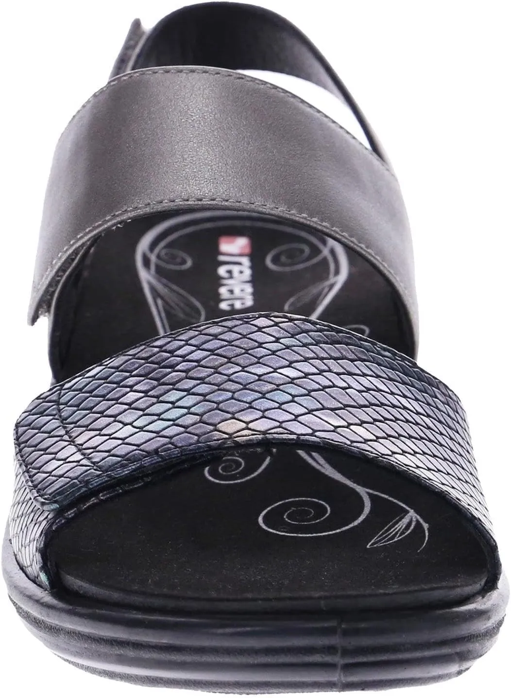 Revere Como Women’s Sandals with Back Strap - Premium Leather, Adjustable Fit, Orthotic-Friendly, Shock-Absorbing - Stylish & Comfortable for Travel & Daily Wear