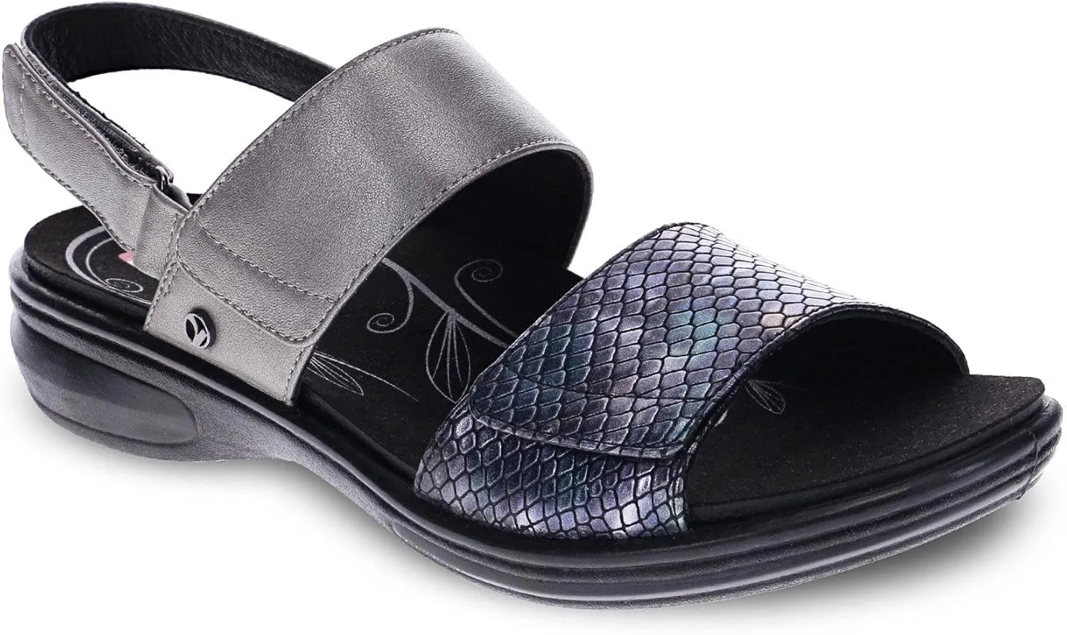 Revere Como Women’s Sandals with Back Strap - Premium Leather, Adjustable Fit, Orthotic-Friendly, Shock-Absorbing - Stylish & Comfortable for Travel & Daily Wear