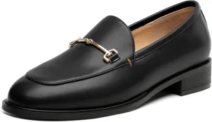 ROSERWISH Loafers for Women Flats Shoes Womens Penny Loafers Slip On Comfortable Office Work Flats Fashion Dress Shoes
