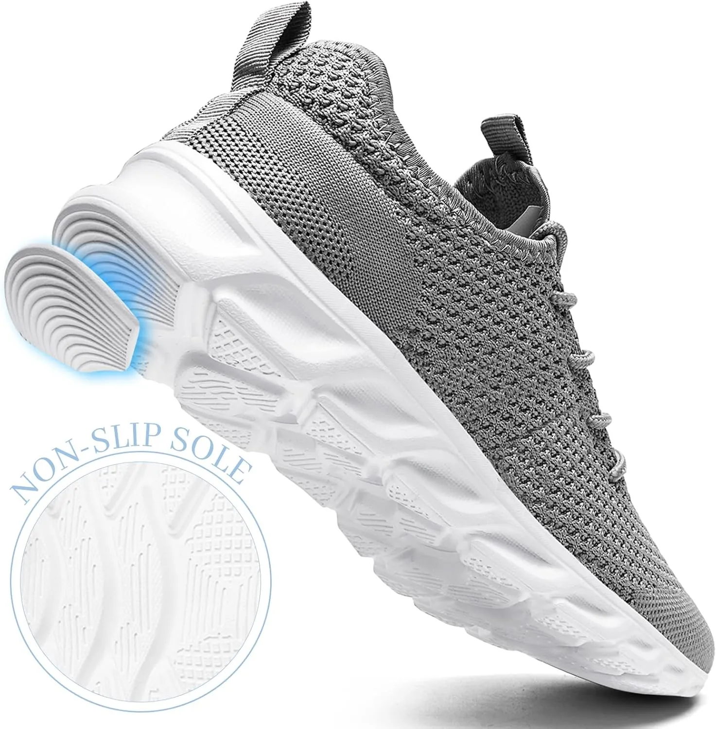 Running Shoes Mens Womens Walking Tennis Gym Sneakers Slip On Comfortable Lightweight Athletic Workout Casual Fashion Sports Shoes