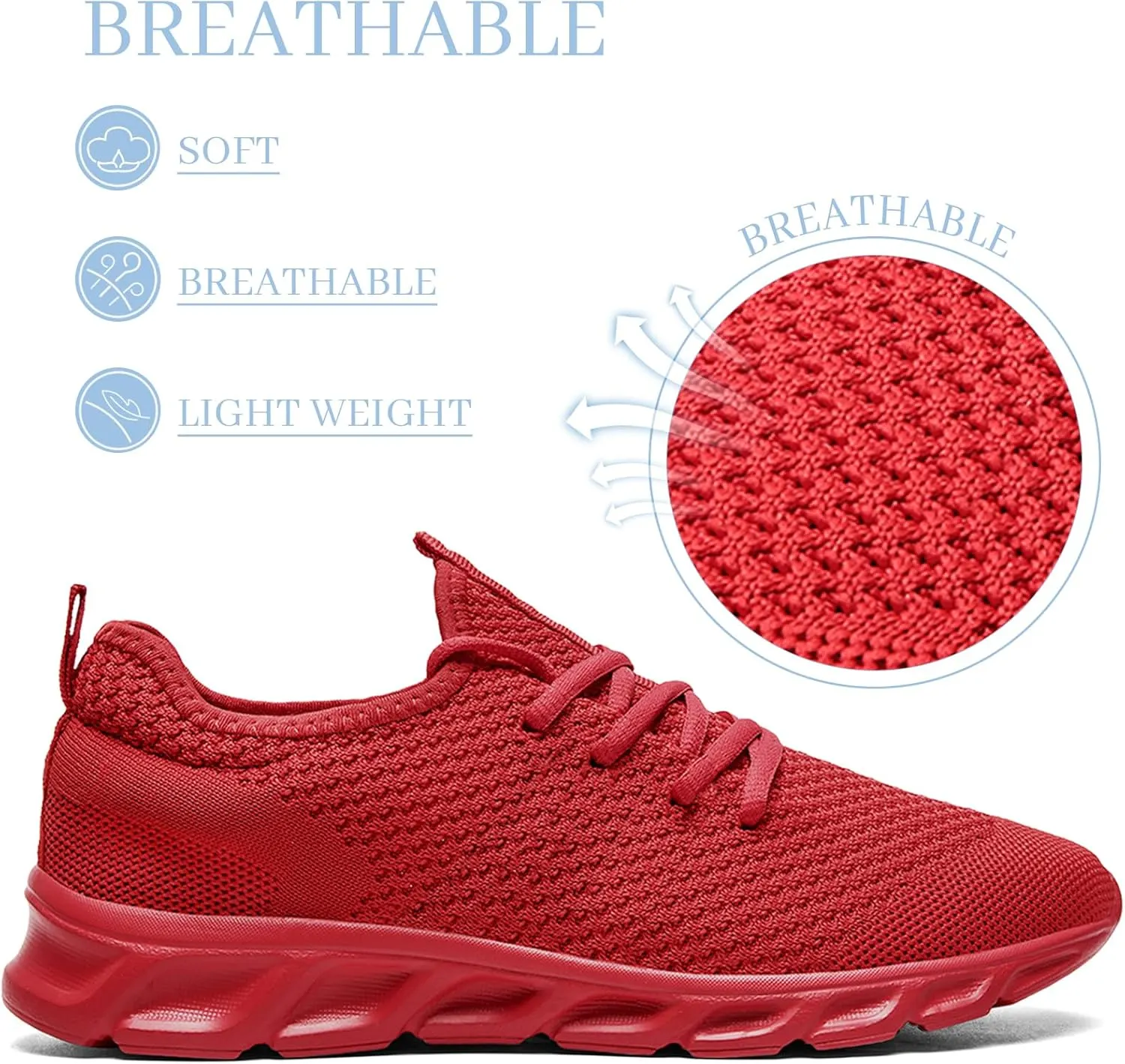 Running Shoes Mens Womens Walking Tennis Gym Sneakers Slip On Comfortable Lightweight Athletic Workout Casual Fashion Sports Shoes