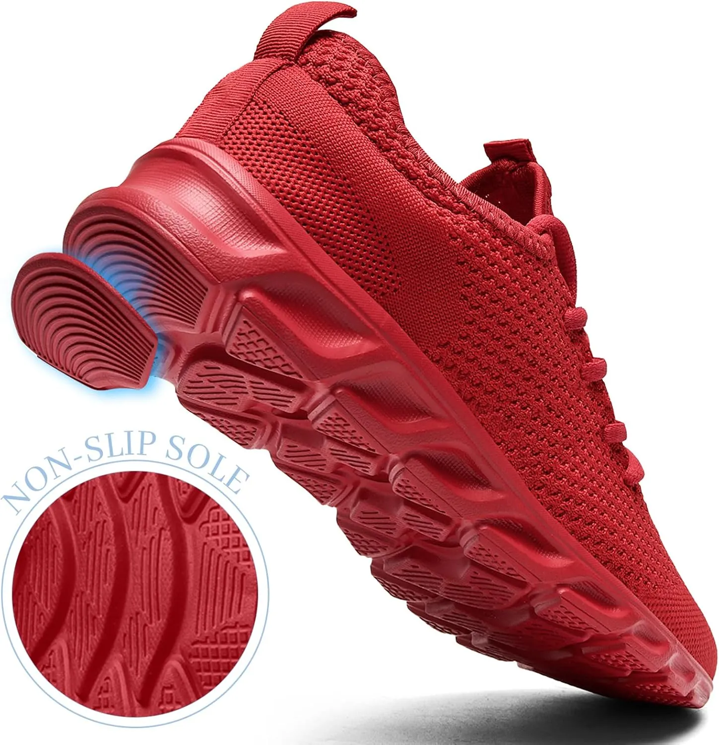 Running Shoes Mens Womens Walking Tennis Gym Sneakers Slip On Comfortable Lightweight Athletic Workout Casual Fashion Sports Shoes