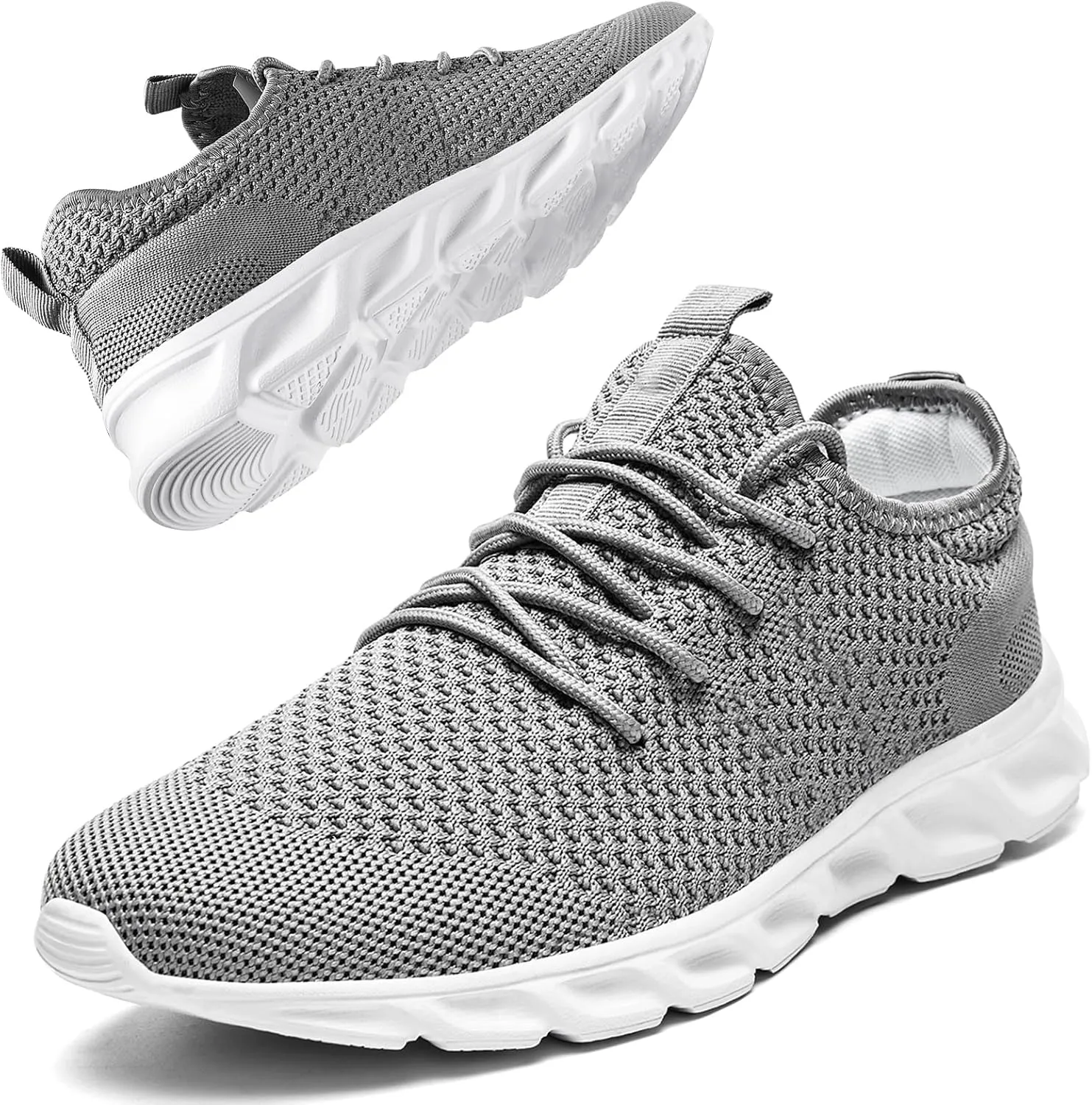 Running Shoes Mens Womens Walking Tennis Gym Sneakers Slip On Comfortable Lightweight Athletic Workout Casual Fashion Sports Shoes