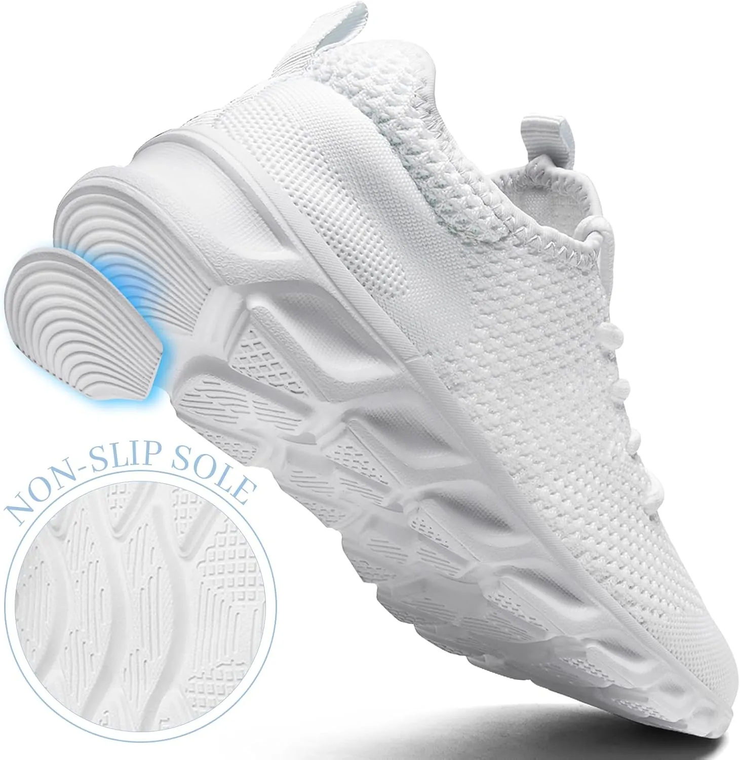 Running Shoes Mens Womens Walking Tennis Gym Sneakers Slip On Comfortable Lightweight Athletic Workout Casual Fashion Sports Shoes