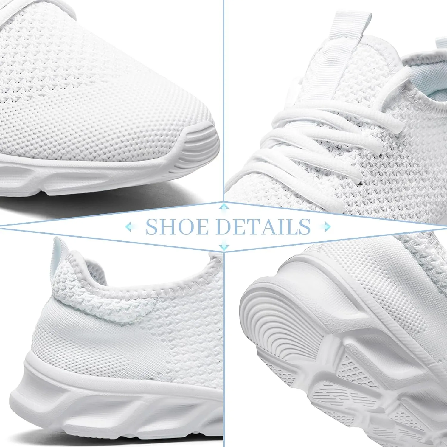 Running Shoes Mens Womens Walking Tennis Gym Sneakers Slip On Comfortable Lightweight Athletic Workout Casual Fashion Sports Shoes