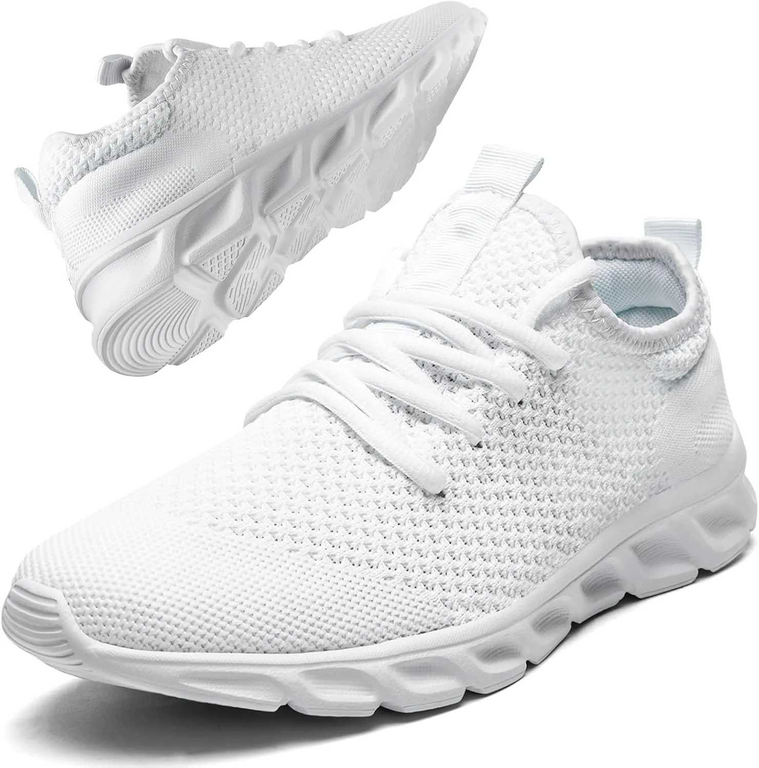 Running Shoes Mens Womens Walking Tennis Gym Sneakers Slip On Comfortable Lightweight Athletic Workout Casual Fashion Sports Shoes