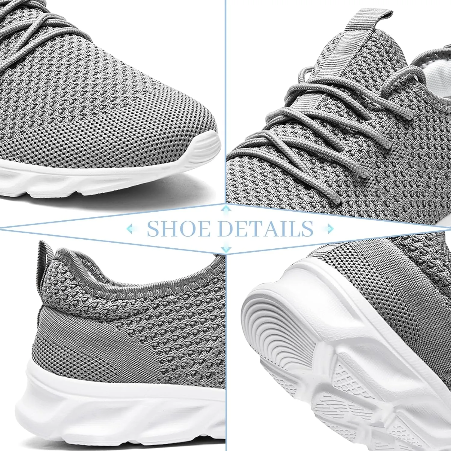 Running Shoes Mens Womens Walking Tennis Gym Sneakers Slip On Comfortable Lightweight Athletic Workout Casual Fashion Sports Shoes