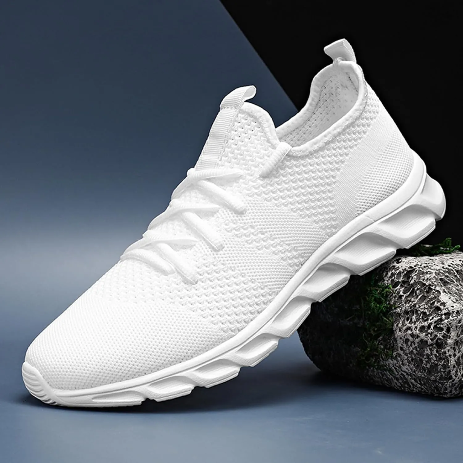 Running Shoes Mens Womens Walking Tennis Gym Sneakers Slip On Comfortable Lightweight Athletic Workout Casual Fashion Sports Shoes