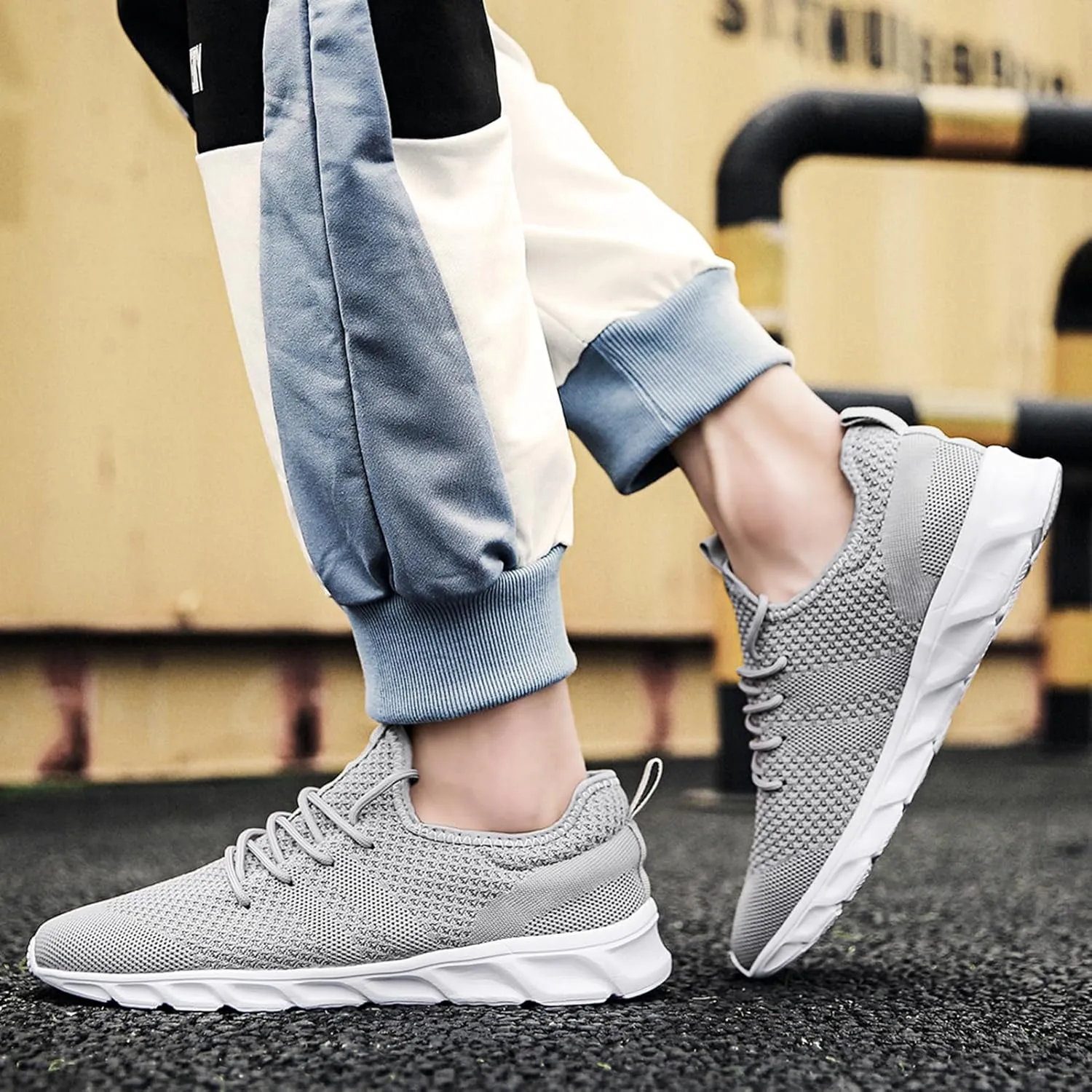 Running Shoes Mens Womens Walking Tennis Gym Sneakers Slip On Comfortable Lightweight Athletic Workout Casual Fashion Sports Shoes