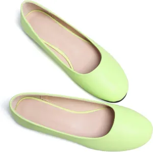 SAILING LU Pointy Toe Shoes Women Ballet Flats Comfort Solid Flat Shoes for Women Work Slip On Moccasins