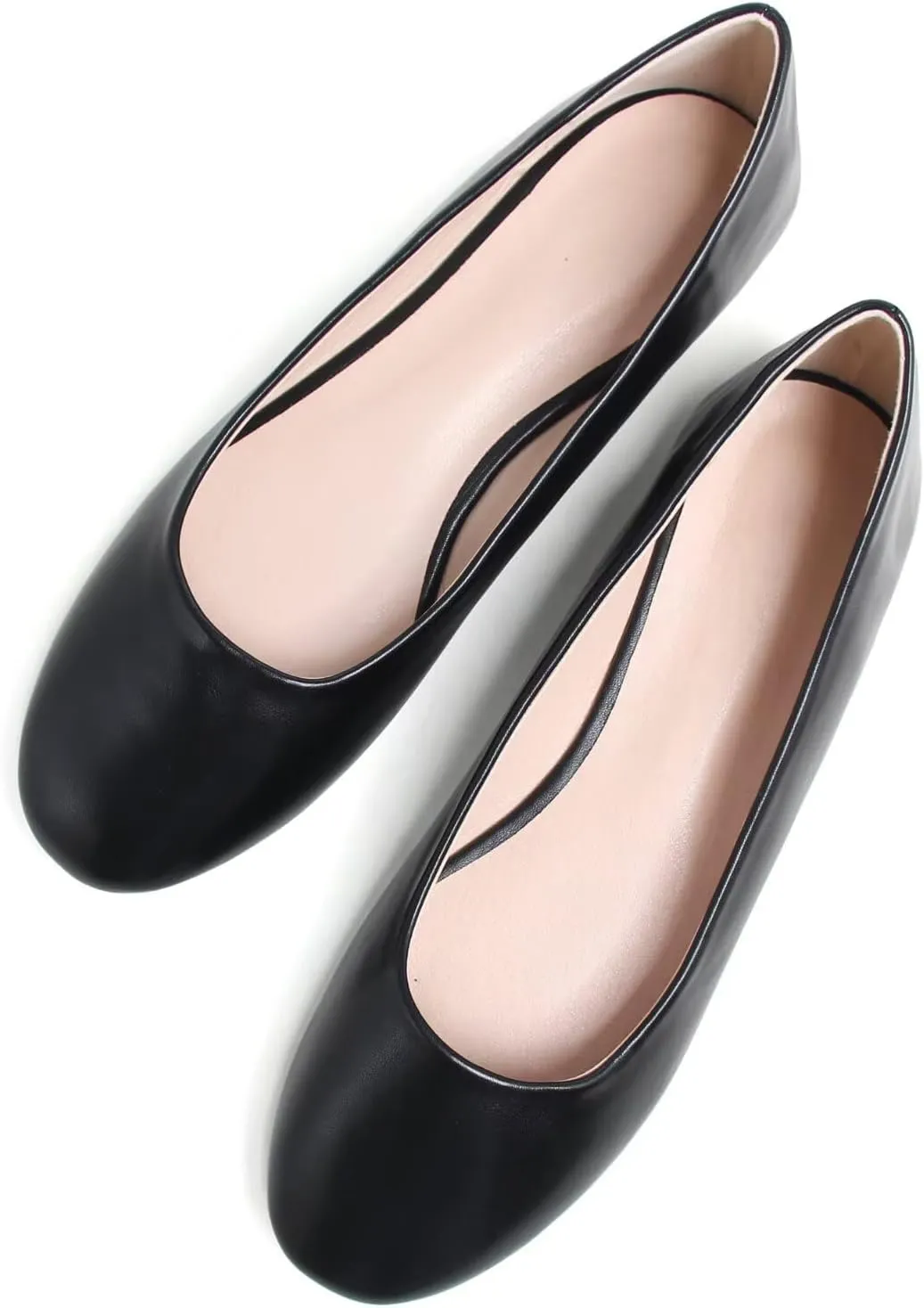 SAILING LU Pointy Toe Shoes Women Ballet Flats Comfort Solid Flat Shoes for Women Work Slip On Moccasins