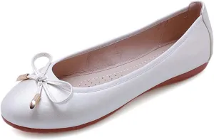 SAILING LU Women's Foldable Flat Shoes Portable Travel Ballet Flats Roll Up Slipper Shoes