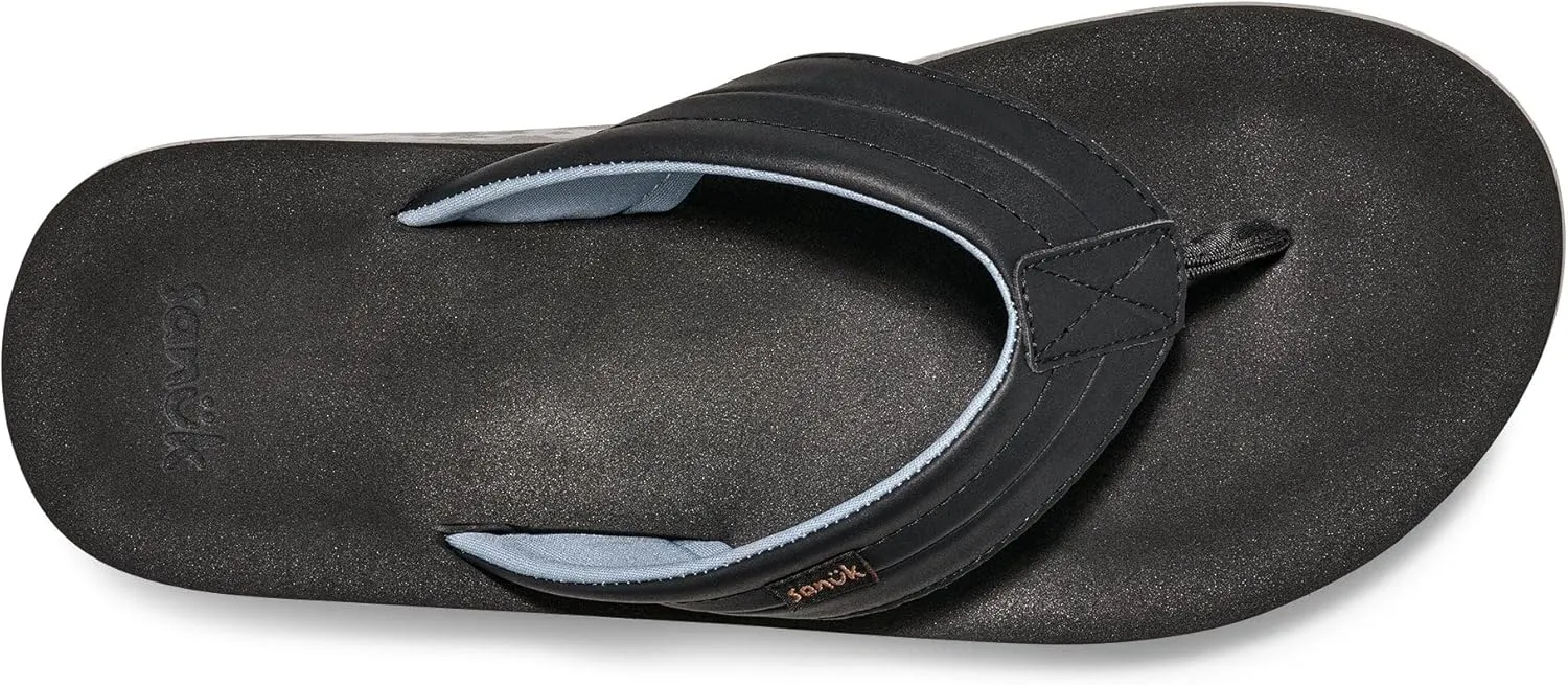 Sanuk Mens Tide Rush | Flip Flops for Men | Mens Sandals | Beach Sandals | Supportive & Lightweight | Comfort Footbed