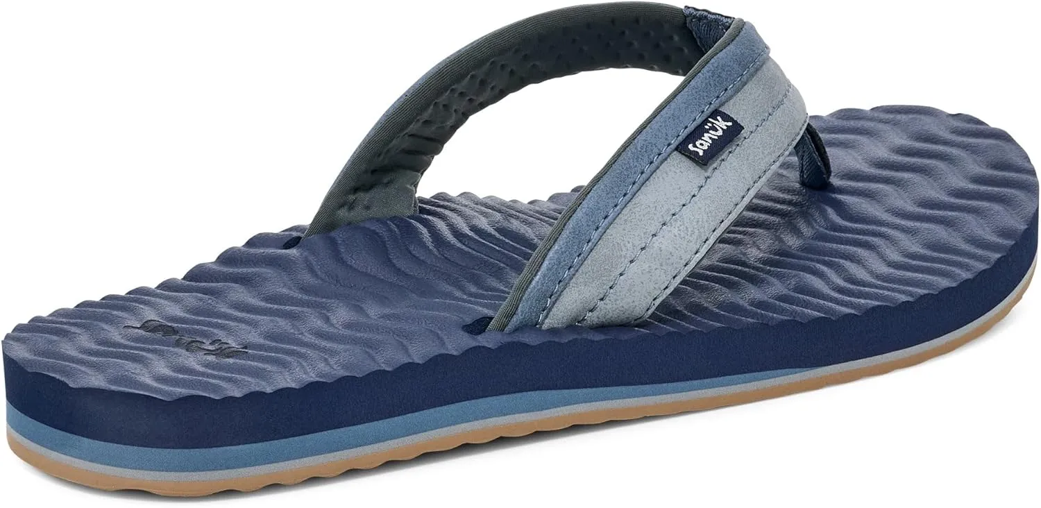 Sanuk Mens Ziggy Plush | Flip Flops for Men | Mens Sandals | Beach Sandals | Supportive & Lightweight | Comfort Footbed