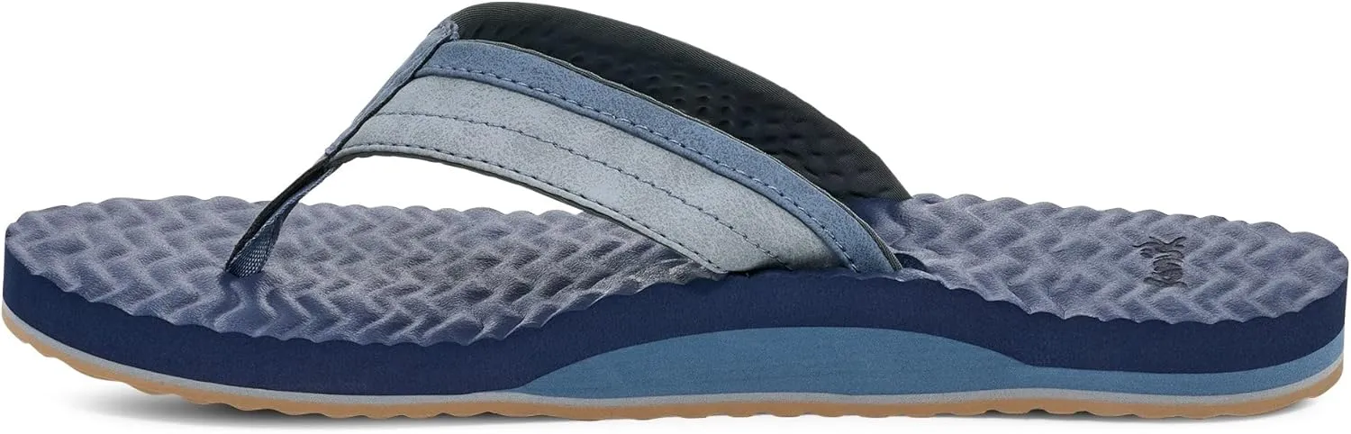 Sanuk Mens Ziggy Plush | Flip Flops for Men | Mens Sandals | Beach Sandals | Supportive & Lightweight | Comfort Footbed