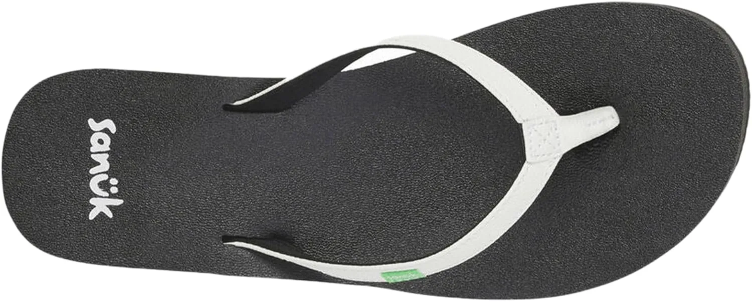 Sanuk Yoga Joy | Flip Flops for Women | Yoga Sandals For Women | Women's Beach Sandals | Memory Foam Footbed