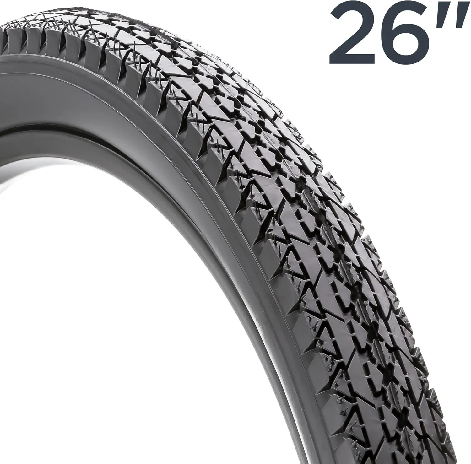 Schwinn Replacement Bike Tire, Mountain, Hybrid, Cruiser Bike Tires, Smooth Tread, Puncture Guard, Fits Internal Rim Widths 19mm-29mm, PSI Range 40 to 65, Bicycle Replacement Parts