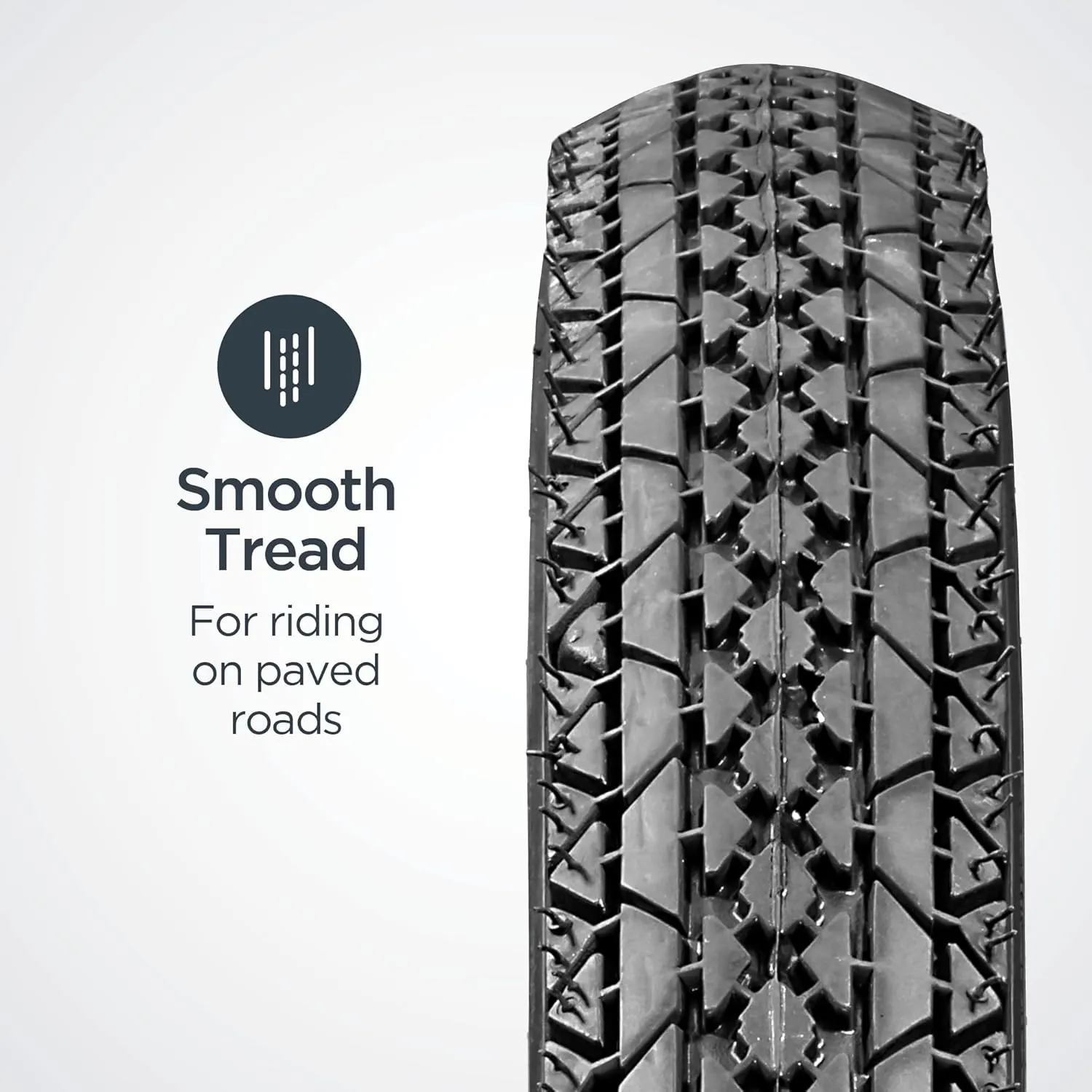 Schwinn Replacement Bike Tire, Mountain, Hybrid, Cruiser Bike Tires, Smooth Tread, Puncture Guard, Fits Internal Rim Widths 19mm-29mm, PSI Range 40 to 65, Bicycle Replacement Parts