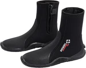 Skyone Neoprene Dive Boots Men Women, Surf Booties Scuba Diving Boots 5MM, Wetsuit Booties Scuba Shoes with Anti-Slip Premium Rubber Sole for Sailing Snorkeling Boating