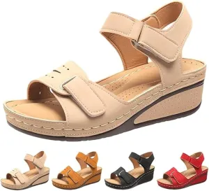 Soft & Stylish Wedge Sandals for Comfort 2025 Orthopedic Walking Platform Sandals Sport Ankle Strap Summer Slides