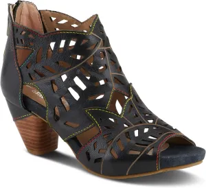 Spring Step L'Artiste Icon Sandals for Women - Ladies Casual Flats Platform Sandal - Hand Painting Summer Shoes for Womens