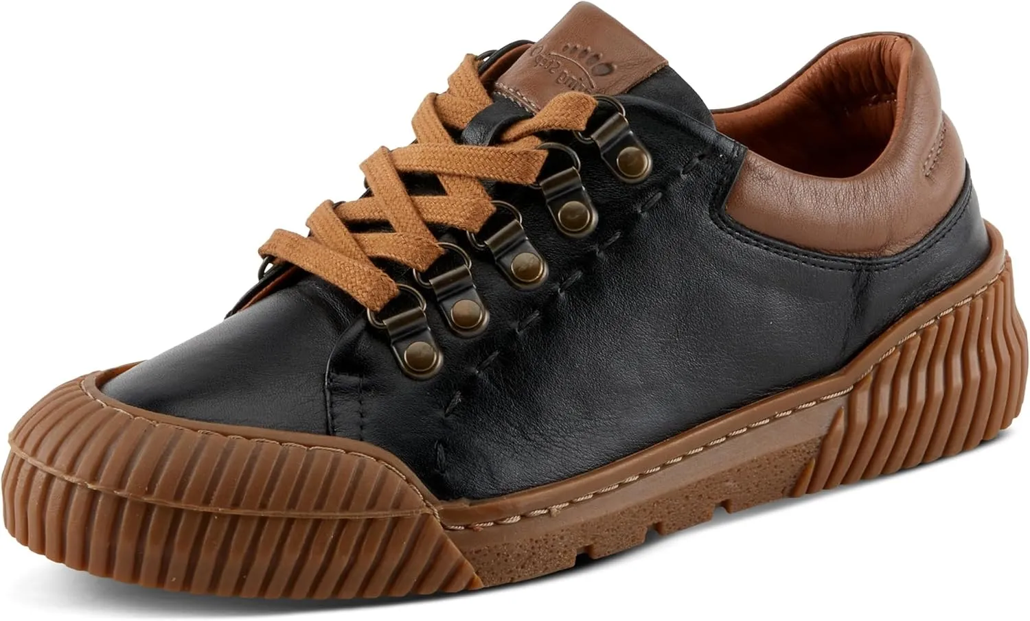 Spring Step Women's LAZARLO Sneakers with Soft Leather, Chunky Sole, and Removable Insoles