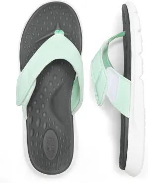 STQ Orthopedic Flip Flops for Women | Memory Foam Flip-flops for Plantar Fasciitis with Arch Support Pain Relief