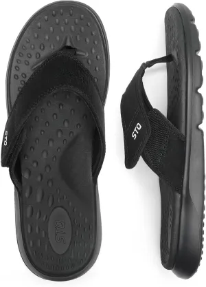 STQ Orthopedic Flip Flops for Women | Memory Foam Flip-flops for Plantar Fasciitis with Arch Support Pain Relief