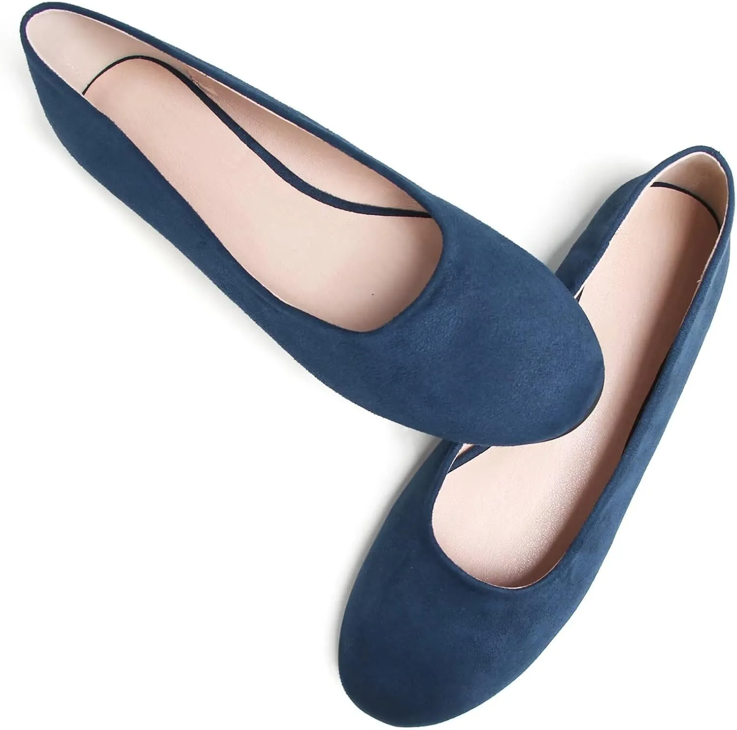 Stunner Women Cute Slip-On Ballet Shoes Soft Solid Classic Pointed Toe Flats