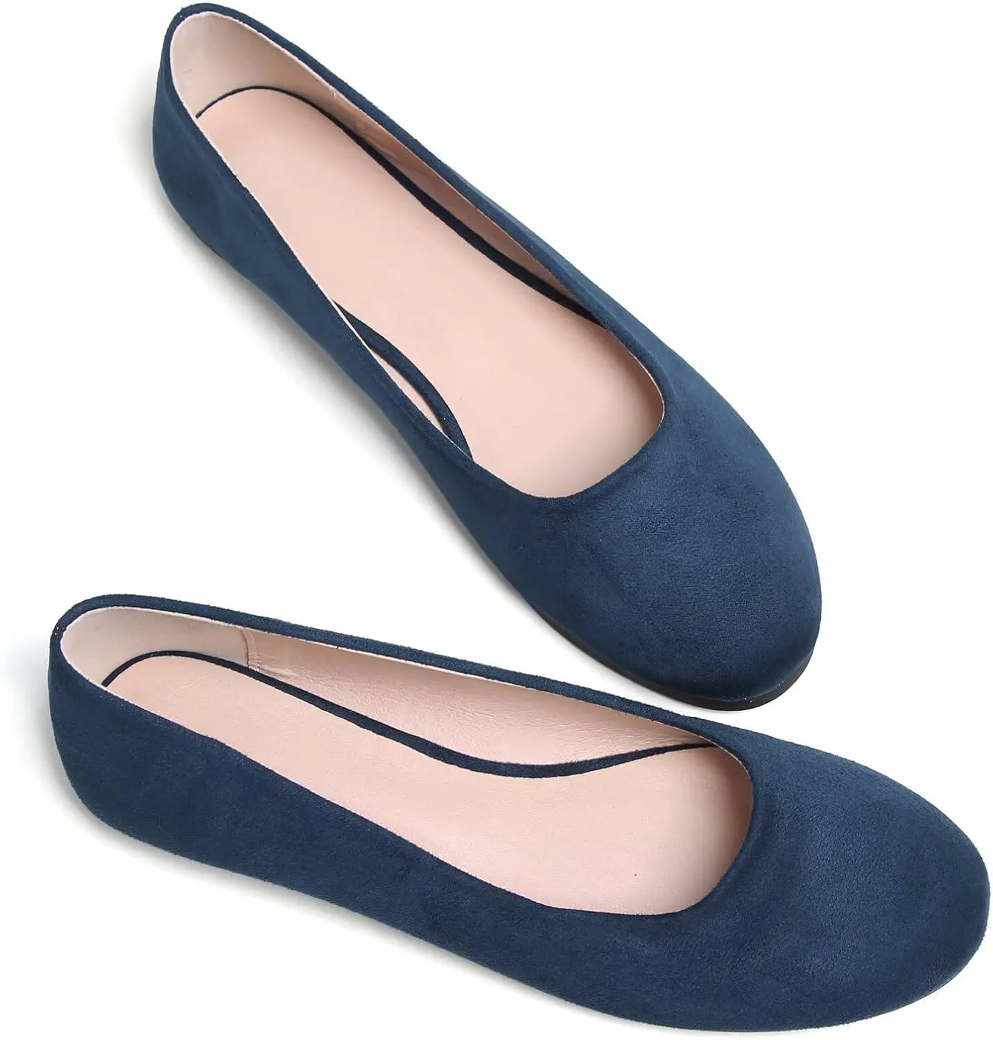 Stunner Women Cute Slip-On Ballet Shoes Soft Solid Classic Pointed Toe Flats