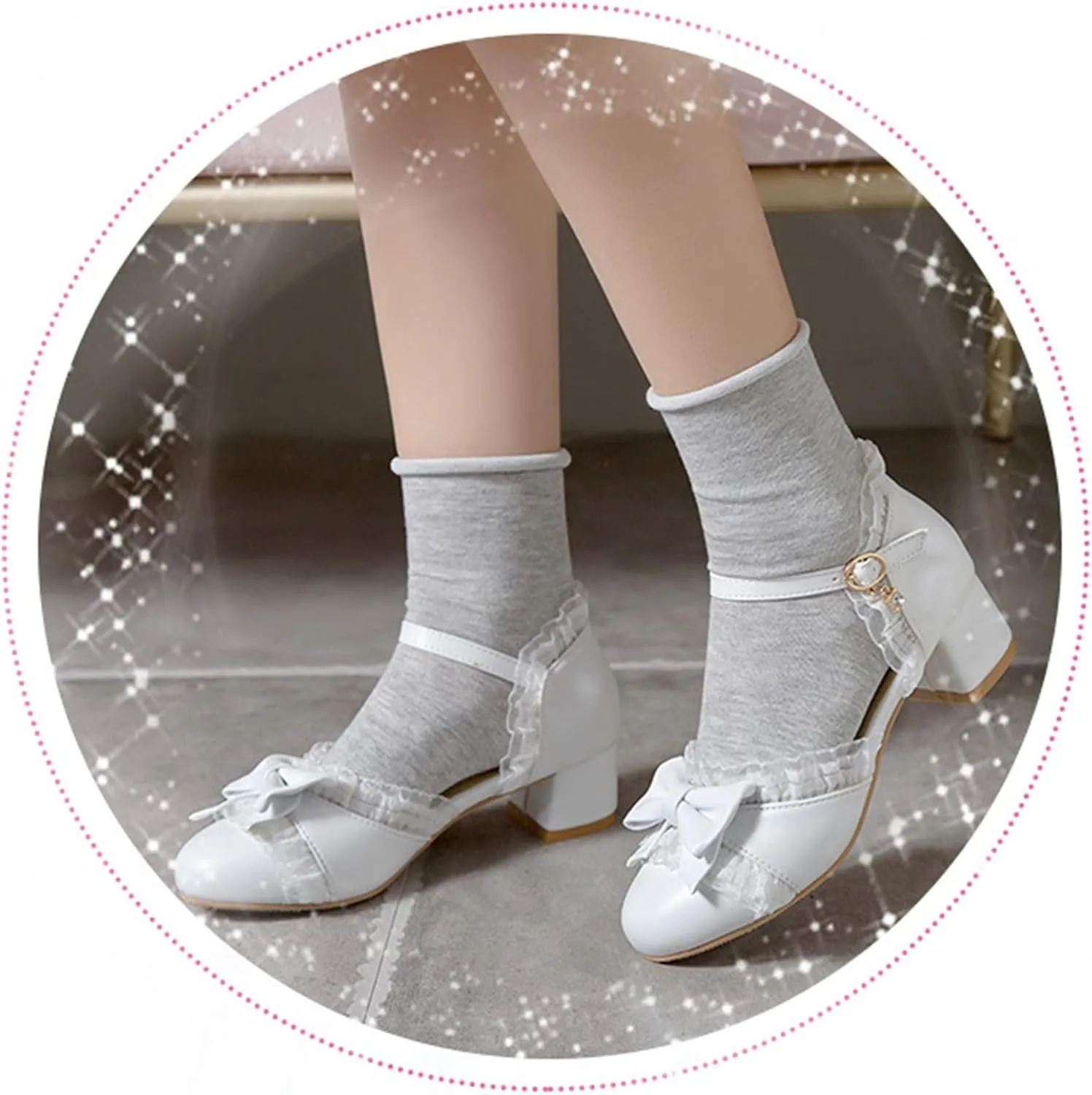 Summer Toddler Girls Dress Bow Tie Shoes Pumps Low Heels Flower Party Wedding High School Prom Newborn Shoes for