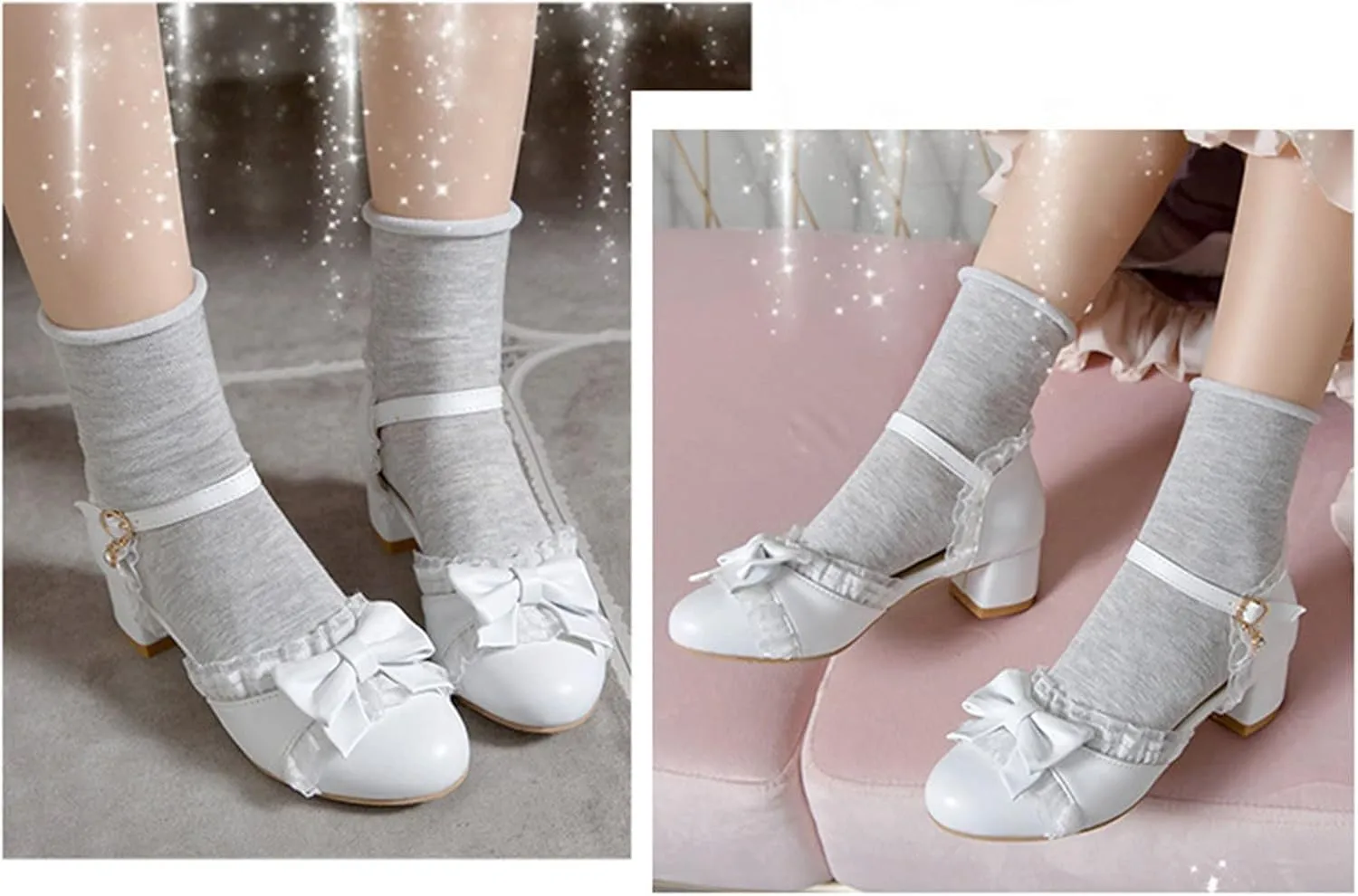 Summer Toddler Girls Dress Bow Tie Shoes Pumps Low Heels Flower Party Wedding High School Prom Newborn Shoes for