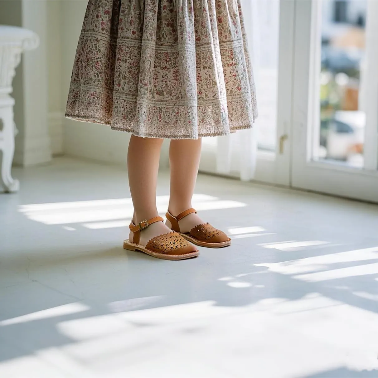 THEE BRON Girls Sandals Toddler Summer Dress Shoes