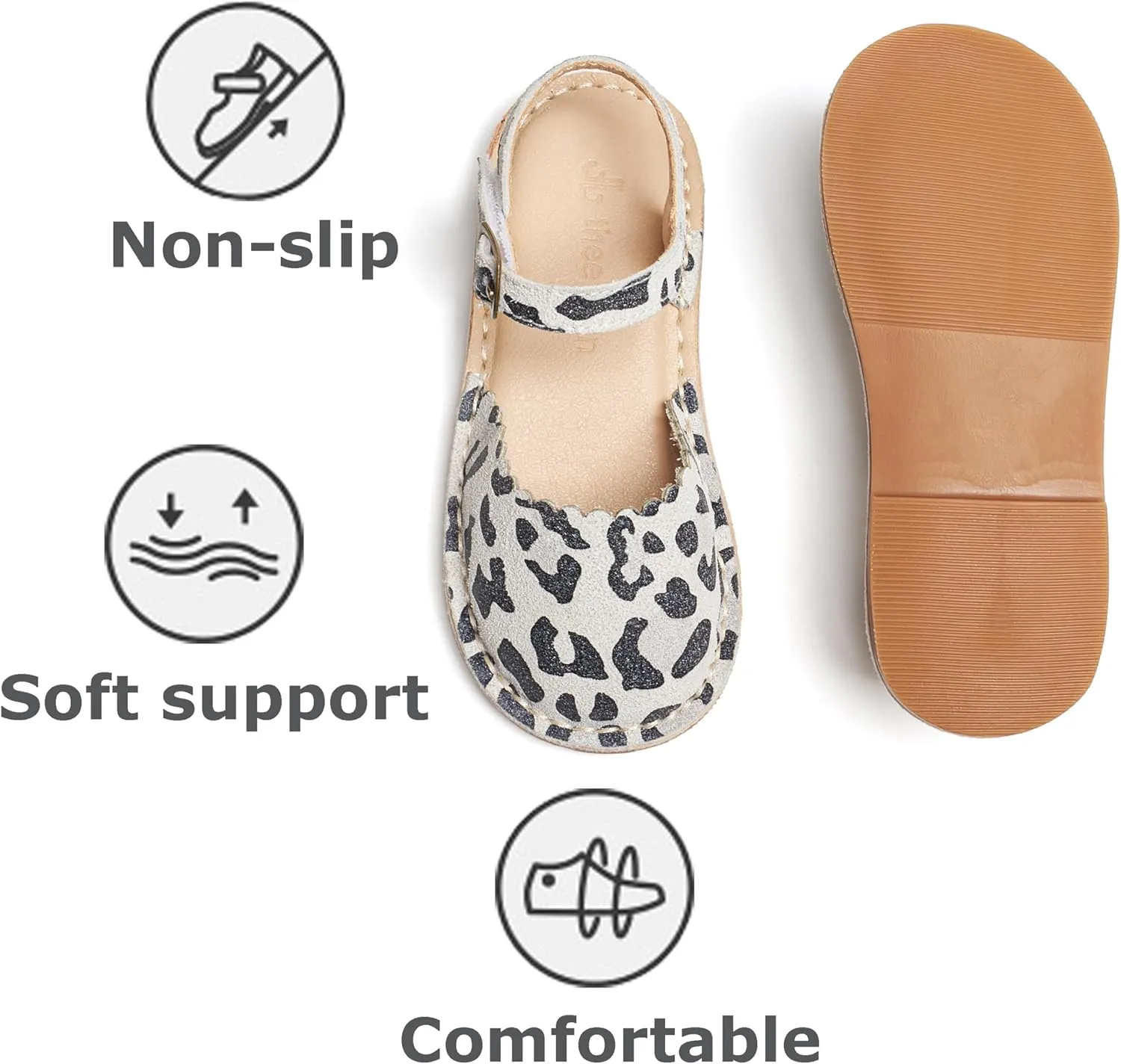 THEE BRON Girls Sandals Toddler Summer Dress Shoes