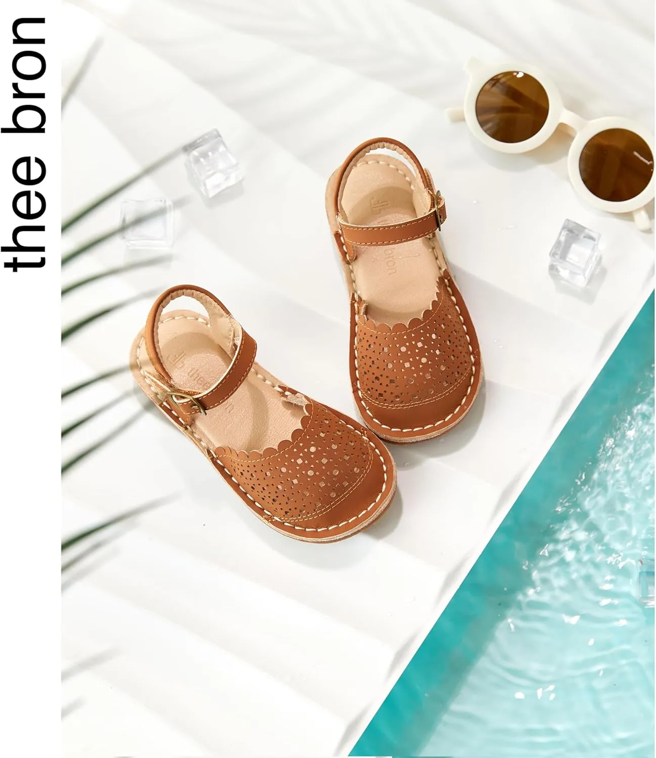 THEE BRON Girls Sandals Toddler Summer Dress Shoes