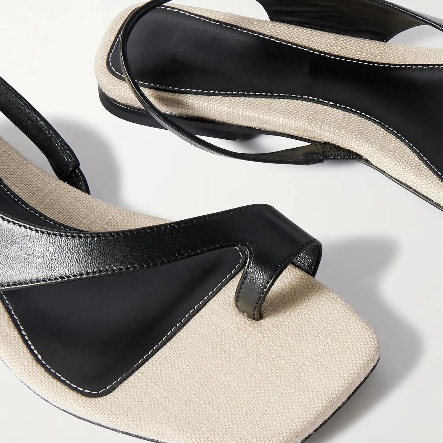 Thong Flat Sandals for Women Flip Flop Open Toe Slingback Flats Slip on Casual Summer Beach Sandals