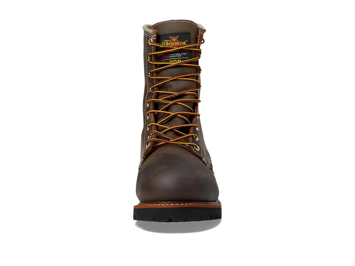 Thorogood American Legacy 8” Leather Waterproof Insulated Work Boots for Men with Composite Shank Non-Safety Toe Oil and Slip-Resistant Outsole, Crazyhorse - 11 D
