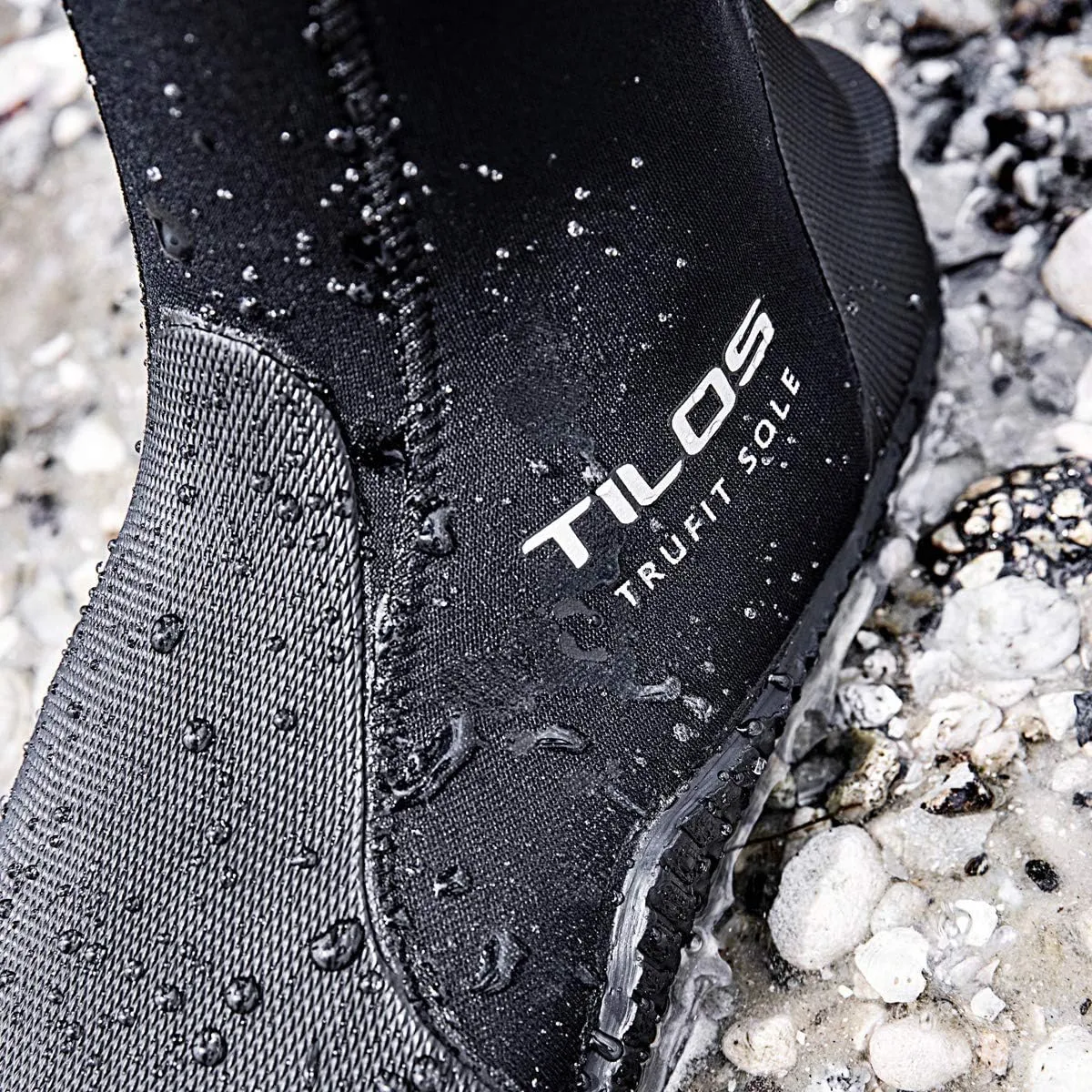 Tilos TruFit Dive Boots - Ergonomic Scuba Booties, 3-7mm