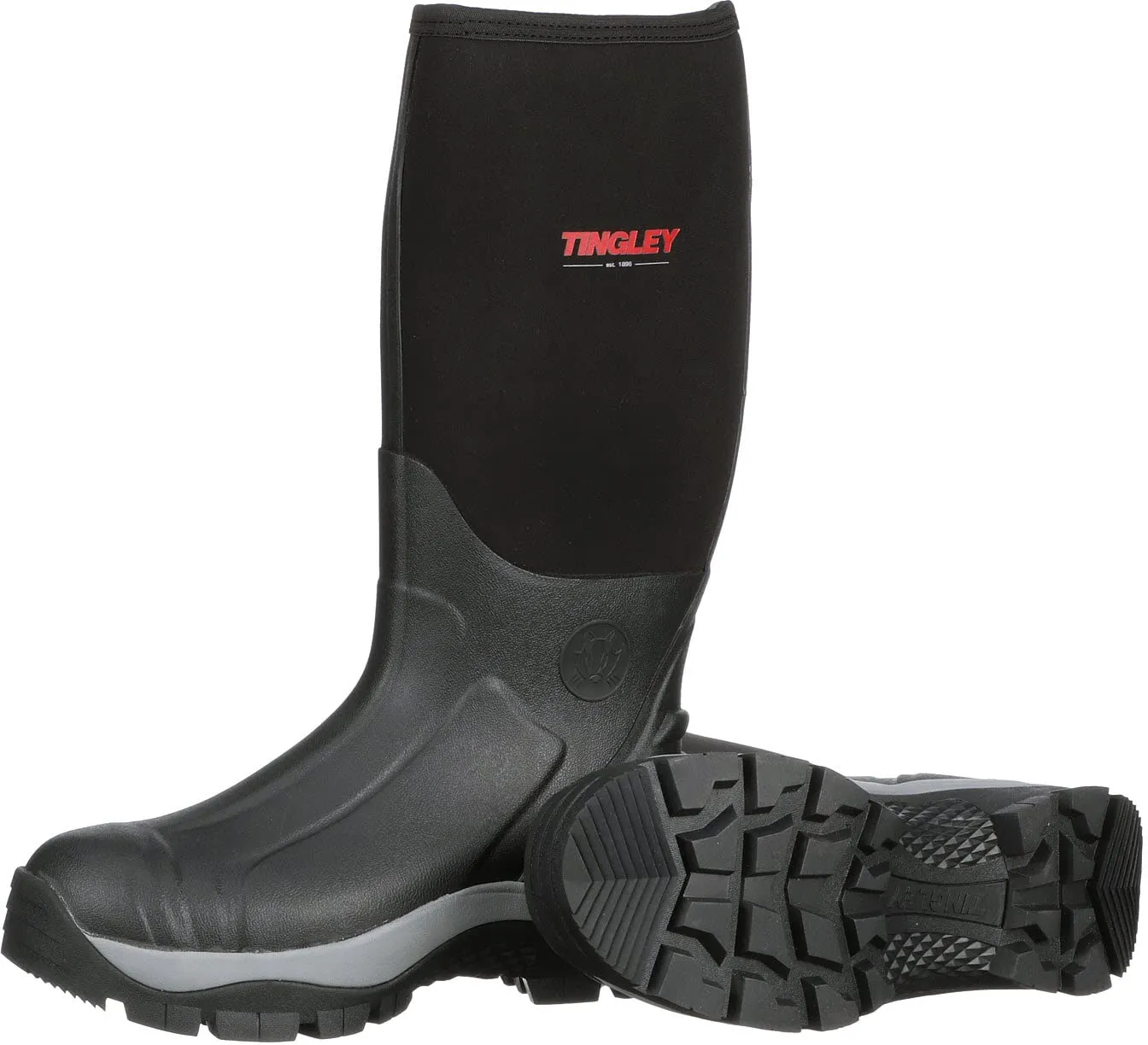 Tingley Badger 80151 Insulated Boot, Men's 11 / Women's 13, Black